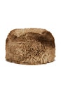 view 1 of 3 Margot Pillbox Hat in Blonde Mink
