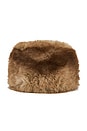 view 3 of 3 Margot Pillbox Hat in Blonde Mink