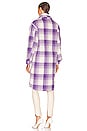 view 4 of 4 Graham Coat in Amethyst Plaid