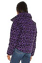 view 4 of 5 Paula Puffer Jacket in Violet Leopard