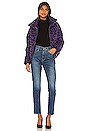 view 5 of 5 Paula Puffer Jacket in Violet Leopard