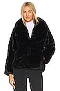 view 1 of 5 Milly Faux Fur Jacket in Noir