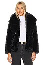 view 2 of 5 Milly Faux Fur Jacket in Noir