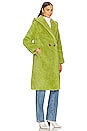 view 3 of 5 Mia 2 Faux Fur Coat in Kiwi