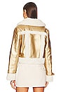 view 4 of 5 JAY ジャケット in Metallic Gold & Ivory