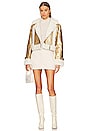 view 5 of 5 JAY ジャケット in Metallic Gold & Ivory
