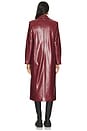 view 4 of 4 Lauren Overcoat in Crimson