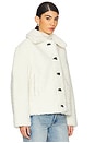 view 3 of 5 Charlie Reversible Short Coat in Blanc