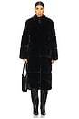 view 2 of 4 Sylke Long Coat in Noir