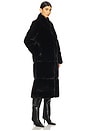 view 3 of 4 Sylke Long Coat in Noir