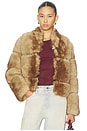 view 1 of 5 Sai Mink Coat in Blonde Mink