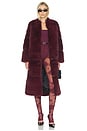view 1 of 4 MANTEAU SYLKE in Merlot