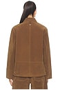 view 4 of 5 CHAQUETÓN REN in Saddle Brown