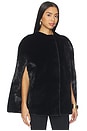 view 3 of 5 Sloane Cape in Noir