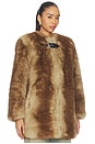 view 3 of 5 Petra Coat in Mink