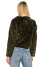 view 4 of 5 Tukio Faux Fur Jacket in Army Green