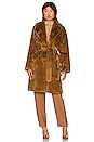 view 2 of 4 Bree Faux Fur Coat in Camel