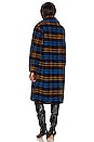 view 4 of 4 TIKKA コート in Blue & Yellow Plaid
