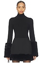 view 1 of 4 Mountain Cuff Turtleneck in Noir