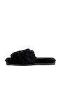 view 5 of 5 Diana Faux Fur Slipper in Noir
