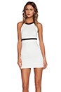 view 2 of 5 DION ミニドレス in Black & Cream