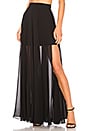 view 1 of 4 Jelena Maxi Skirt in Black & Black