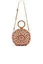 view 5 of 5 Sunburst Round Tote in Blush