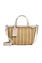 view 1 of 4 Mini Riviera Straw Tote in White Seagrass