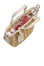 view 3 of 4 Mini Riviera Straw Tote in White Seagrass