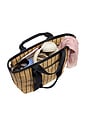 view 3 of 5 Riviera Straw Tote in Black Seagrass