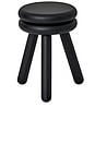 view 1 of 4 Tall Pluma Stool in Black
