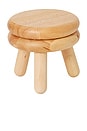 view 1 of 4 Short Pluma Stool in Natural