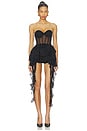 view 1 of 4 Doris Bustier Dress in Black