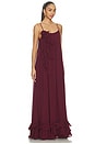 view 2 of 3 VESTIDO HEREN LONG in Burgundy