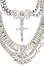 view 3 of 4 Grace Collar in Crystal