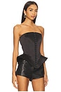 view 2 of 4 Len Bustier Top in Black