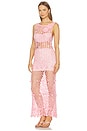 view 2 of 4 Handmade Maxi Crochet Dress in Pink