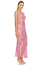 view 2 of 4 ROBE MAXI CROCHET HANDMADE CROCHET DRESS in Rose