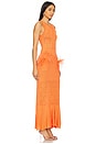 view 2 of 3 Knit Dress With Ostrich Feathers Details in Orange