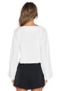 view 3 of 3 TOP CROPPED DELPHINE in Sand Wash White