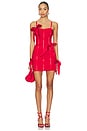 view 1 of 4 Bandage Mini Dress in Red