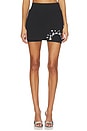 view 1 of 6 Cutout Mini Sweat Skort in Black
