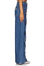 view 3 of 6 Heart Cutout Wide Leg in Multi Denim Wash