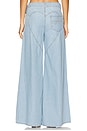 view 4 of 6 Crystal Rosette Wide Leg Jeans in Super Light Blue