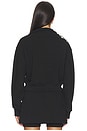 view 3 of 5 Cutout Quarter Zip Sweatshirt in Black