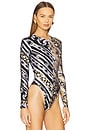 view 3 of 6 Long Sleeve Bodysuit in Multi