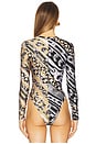 view 5 of 6 Long Sleeve Bodysuit in Multi