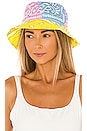 view 1 of 4 Bandana Bob Bucket Hat in Mix Blue