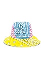 view 4 of 4 Bandana Bob Bucket Hat in Mix Blue