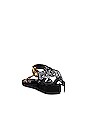 view 3 of 5 Trekky Leo Bandana Sandal in Leo Print & Black Bandana
